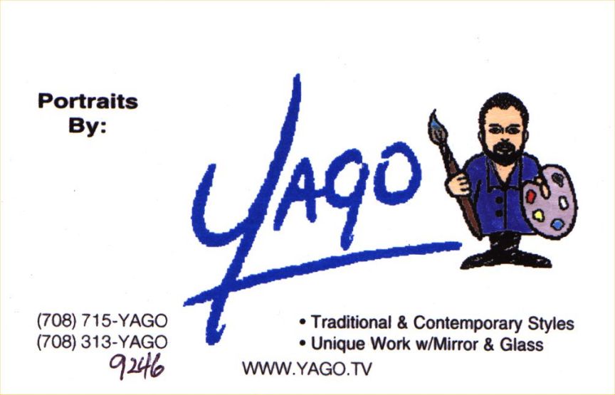 Yago's card